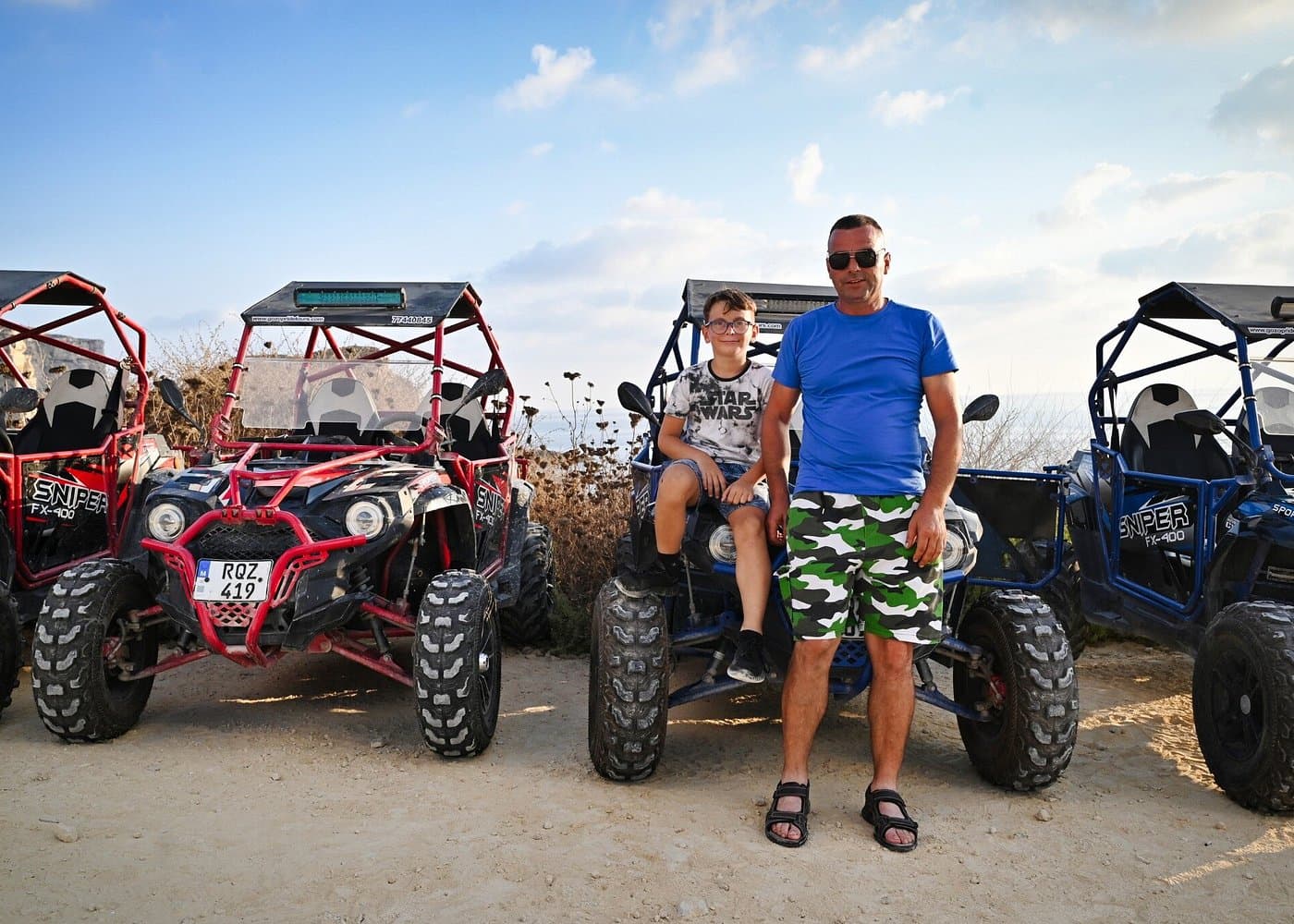 Golden-hour views on a Gozo sunset buggy tour.