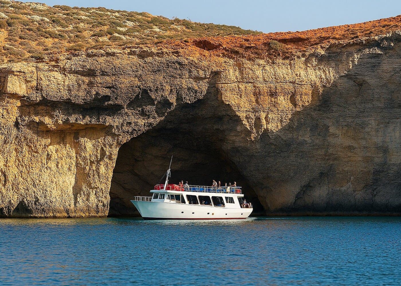 Sunset views from a chauffeured Gozo tuk tuk.